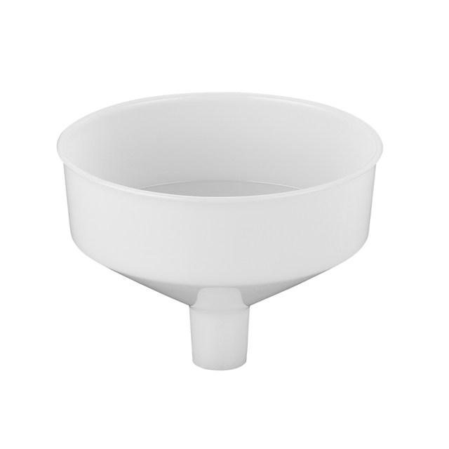 Thickened plastic funnel for food grade oil leakage