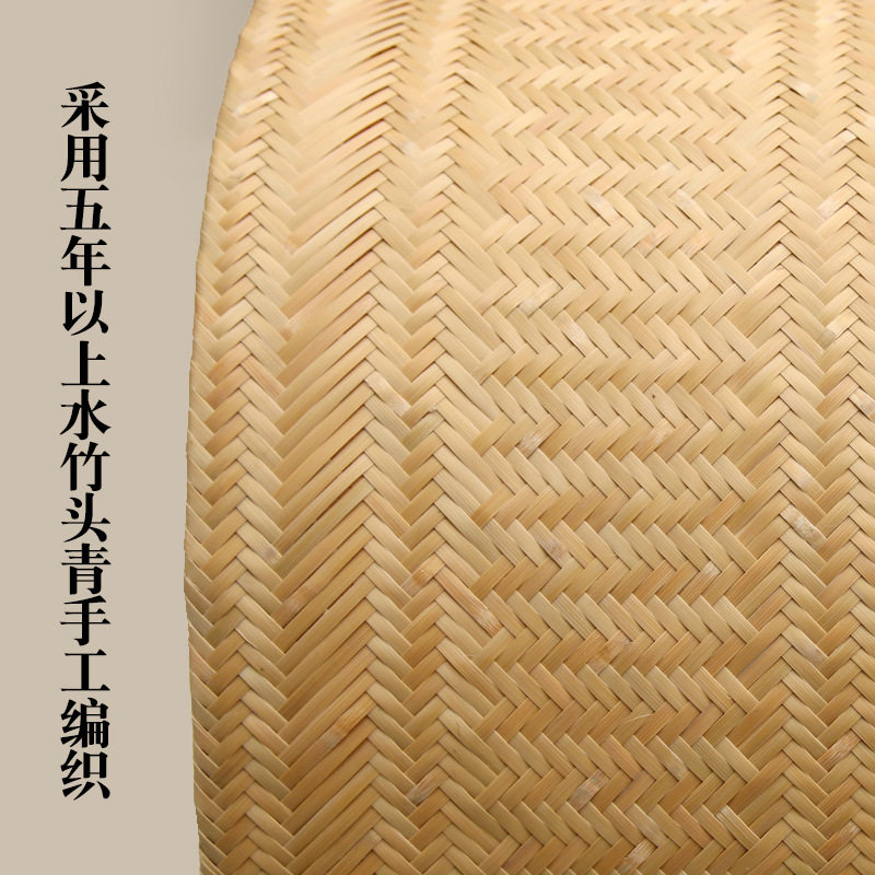 益阳水竹凉席纯天然水竹席手工竹席高档竹凉席子1.8m头青细竹篾席_虎窝淘