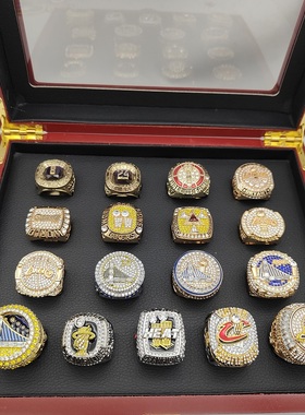 2023掘金总冠军湖人勇士骑士库里詹姆斯科比退役戒指生日礼物