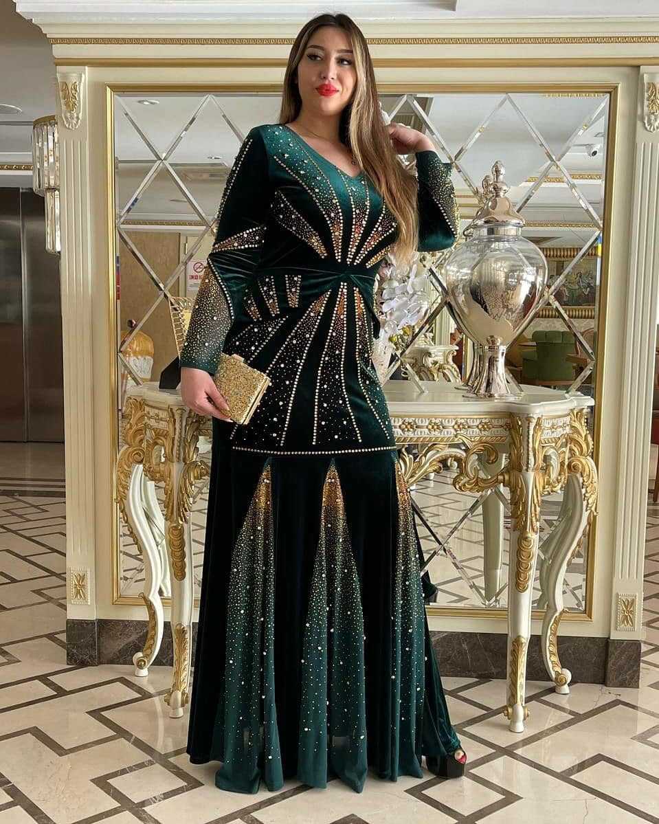 Elegant Long Dress Bodycon Plus Size Women Clothes Birthday-图0