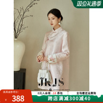 JKJS (Peach Aborted) The flag-gown of the great ladys home ~ national wind qipao new 2023 new Chinese dress dress