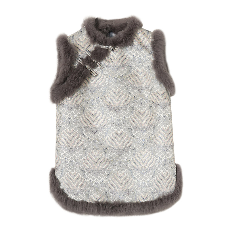 汉服秋冬旗袍盘扣中式中国风棉服 jkjs上衣