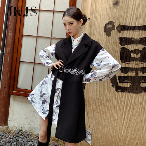 套装春装2026年新款国风高级时尚复古新中式马甲衬衫两件套女 - 图2