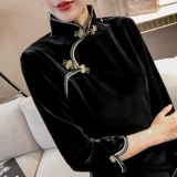 Демисезонное модное короткое ретро ципао, китайский стиль