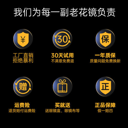 西岚防蓝光折叠老花镜女男便携优雅高清时尚超轻老人老光老花眼镜 - 图3