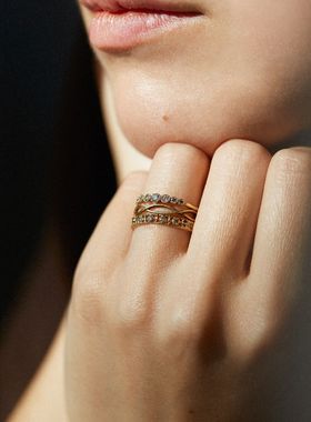 包邮日本代购noguchi手作指环