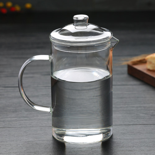 家用耐热玻璃量杯带刻度加厚烧杯厨房烘培微波加热杯子250-1000ml - 图0