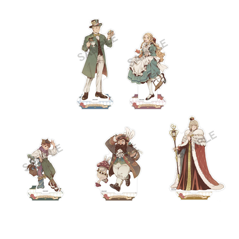 预定 迷宫饭 CRUX 爱丽丝童话 可立方吧唧徽章A4文件夹立牌 - 图3