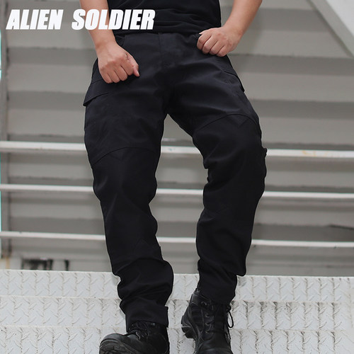 异种兵八代机车战术修身作训工装束脚长裤军迷户外服饰男春夏秋男 - 图1