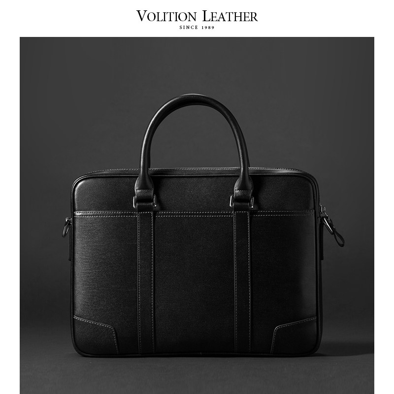 手提包男横款单肩商务包男士包包 volition男士包袋