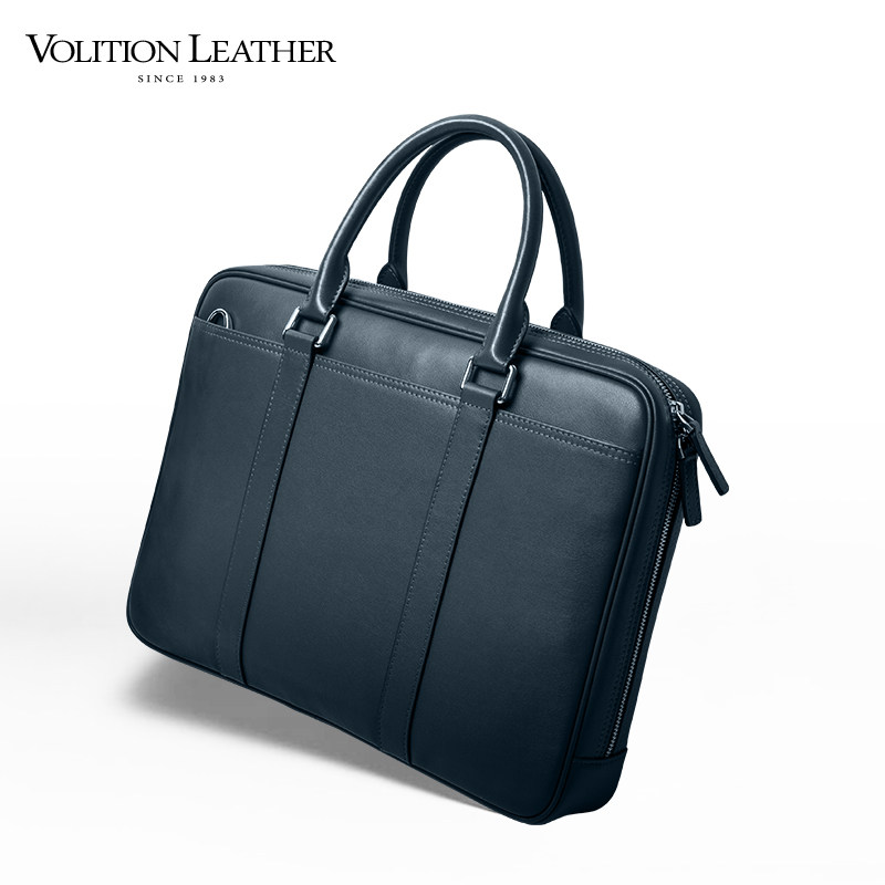 volition公文包商务真皮休闲包包 volition男士包袋