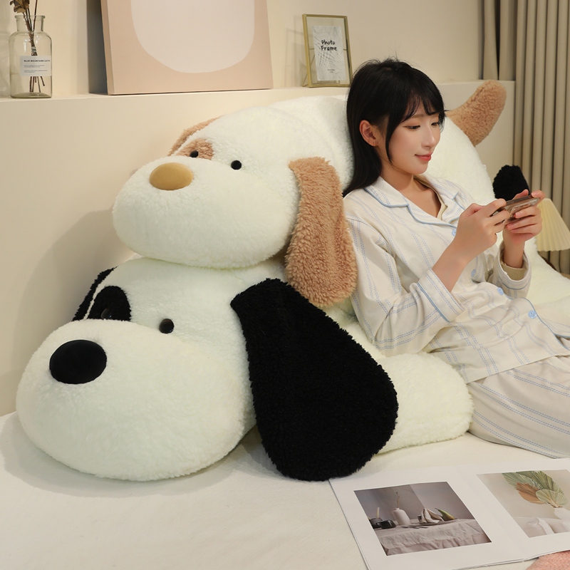 大号大耳朵趴趴狗毛绒玩具公仔玩偶女生睡觉抱枕布娃憨豆狗大抱枕 - 图2