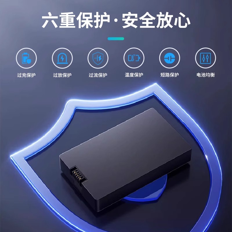 ZNS-09B1智能锁专用锂电池 华宝通德施曼指纹锁密码电子门锁电池 - 图1