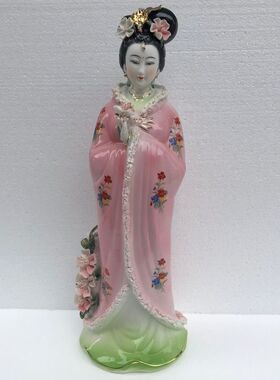 陶瓷刘姑娘神像黄姑娘神像