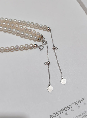 天然小珍珠baby项链叠戴锁骨链