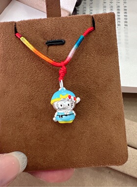 六一节端午节礼物999可爱猫项链ins卡通可爱送女宝宝儿童生日礼物