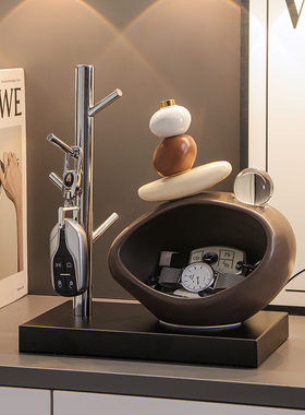 时来运转钥匙收纳摆件玄关装饰品