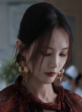 美人余李一桐余梦同款耳钉