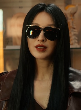 枭起青壤张俪林嘉柔同款墨镜