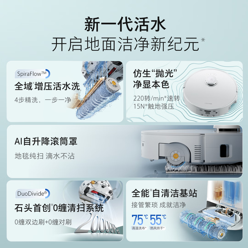【全新】石头P20活水版/P20UltraPlus/P20Plus/P20Pro扫地机器人,淘宝优惠券,粉丝福利购,淘宝优惠卷