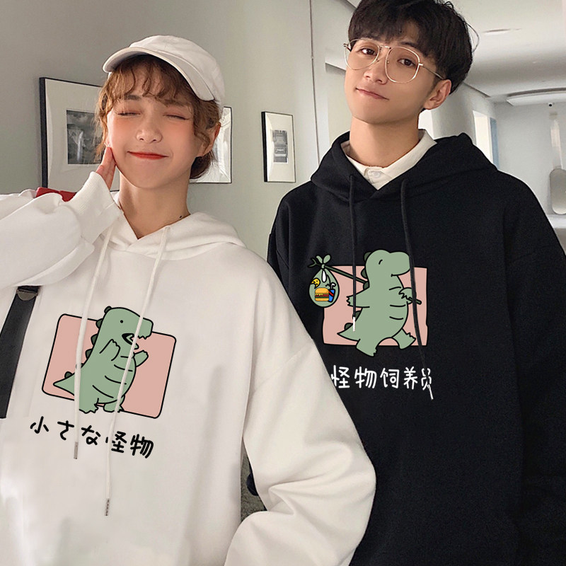 情侣装秋季小众设计感情侣版卫衣 低调的依恋卫衣/绒衫