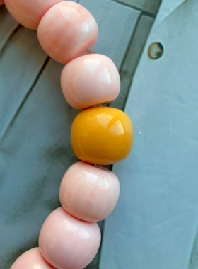 天然正品珊瑚贝手串女款复古宫廷