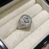 Holiday in South France~Heavy industry eight-pointed star shield ring light luxury high-end niche design open ring