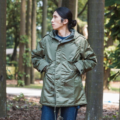 NON STOCK M51 PARKA 鱼尾风衣 M-51冲锋衣 男复古夹克阿美咔叽潮 - 图0