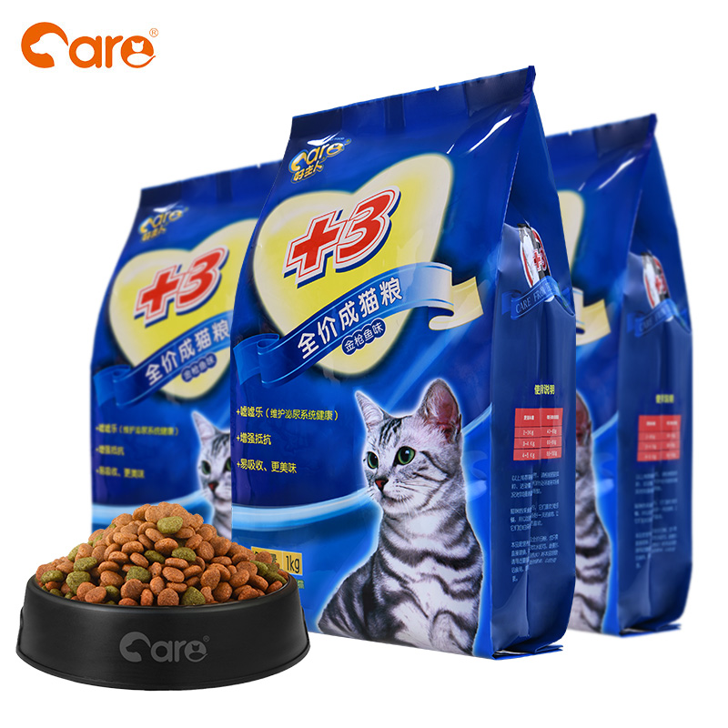 好主人+3成猫专用猫粮 成年英短蓝猫咪主粮10增肥发腮猫食3kg6斤 - 图0