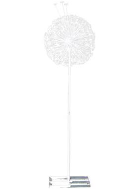 不锈钢发光蒲公英雕塑游乐场文创园售楼公园铁艺花朵摆件造景小品