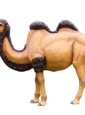 户外园林橱窗景观装饰大象斑马玻璃钢动物仿真长颈鹿大型雕塑摆件