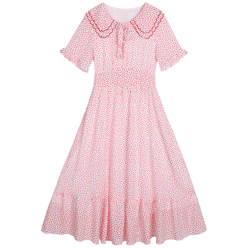 少女长款过膝盖高中初中学生长裙 迅驰服饰专营连衣裙