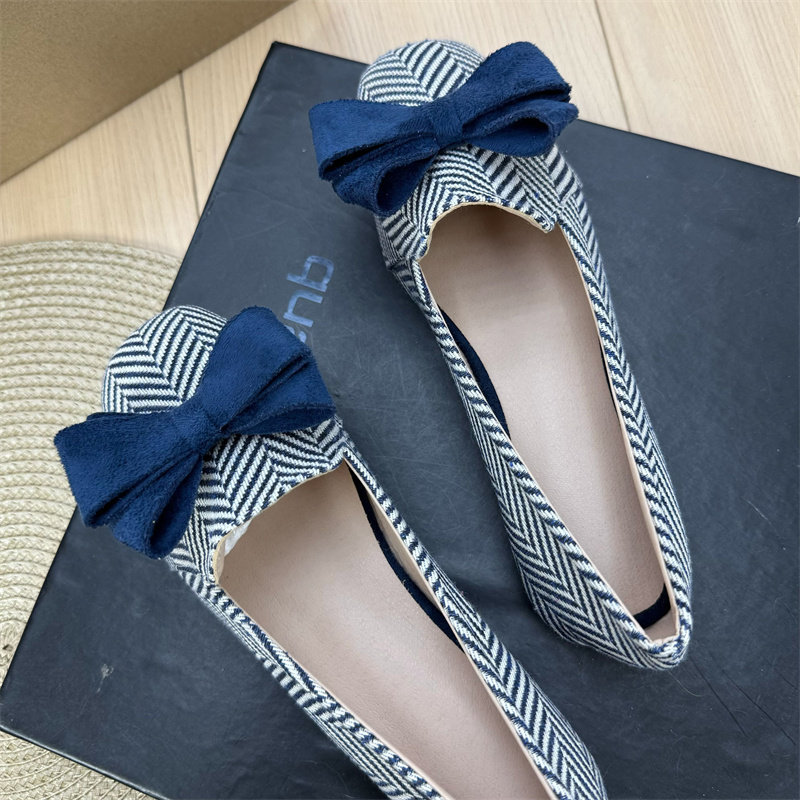 2026春季新款乐福鞋蝴蝶结拼色方头舒适软底一脚蹬平底鞋女豆豆鞋,淘宝优惠券,粉丝福利购,淘宝优惠卷