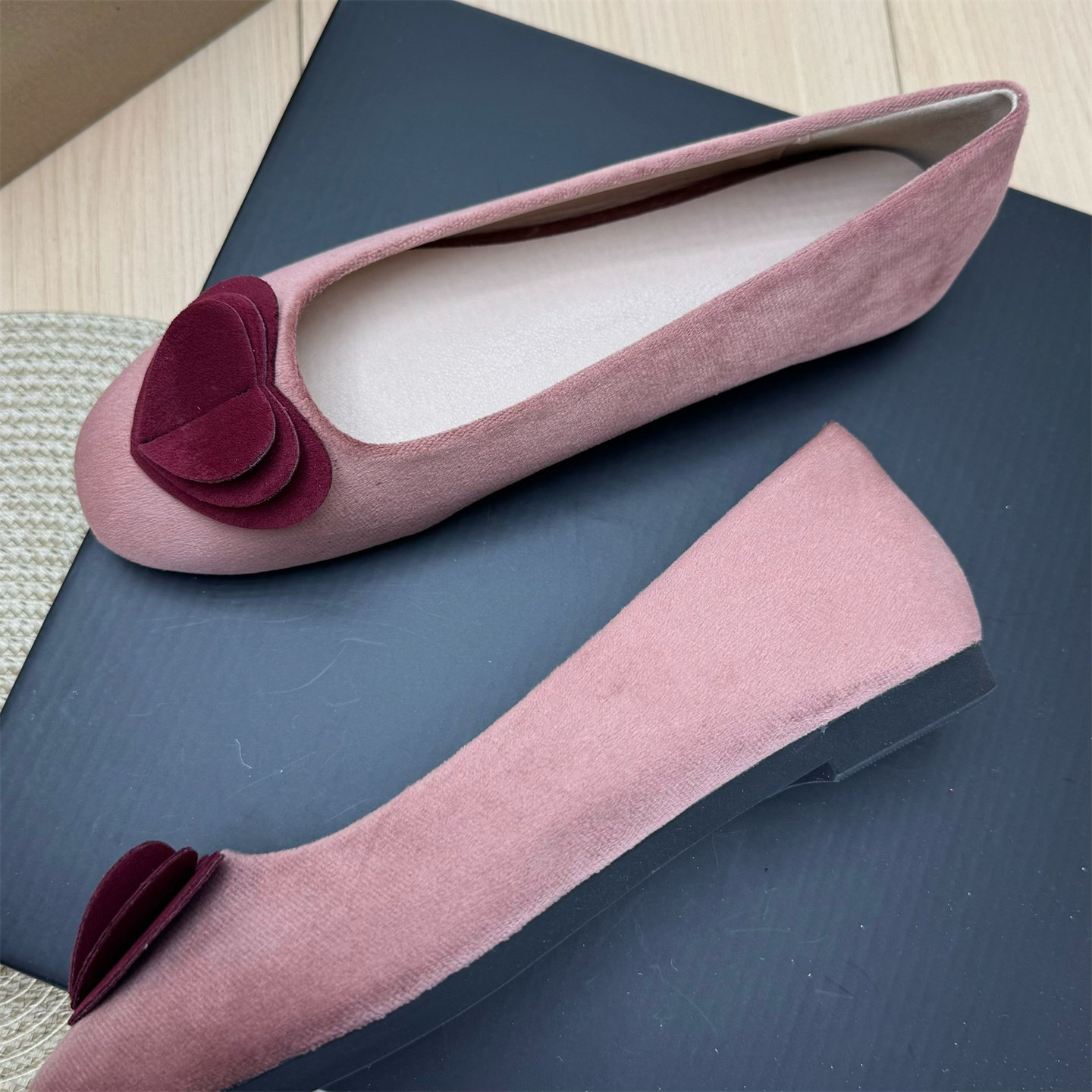 2026春新款甜美爱心圆头芭蕾舞鞋女平底浅口玛丽珍鞋软底百搭单鞋,淘宝优惠券,粉丝福利购,淘宝优惠卷