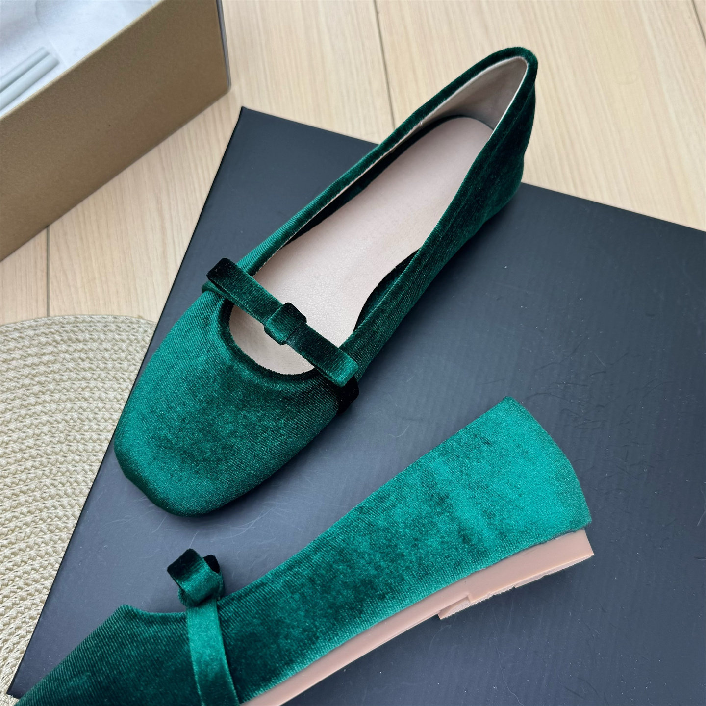 2026春季新款蝴蝶结玛丽珍鞋女浅口复古风一字带平底百搭芭蕾舞鞋,淘宝优惠券,粉丝福利购,淘宝优惠卷