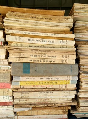 外文越南文复古旧书文学历史装饰书特色酒店摄影棚样板间道具