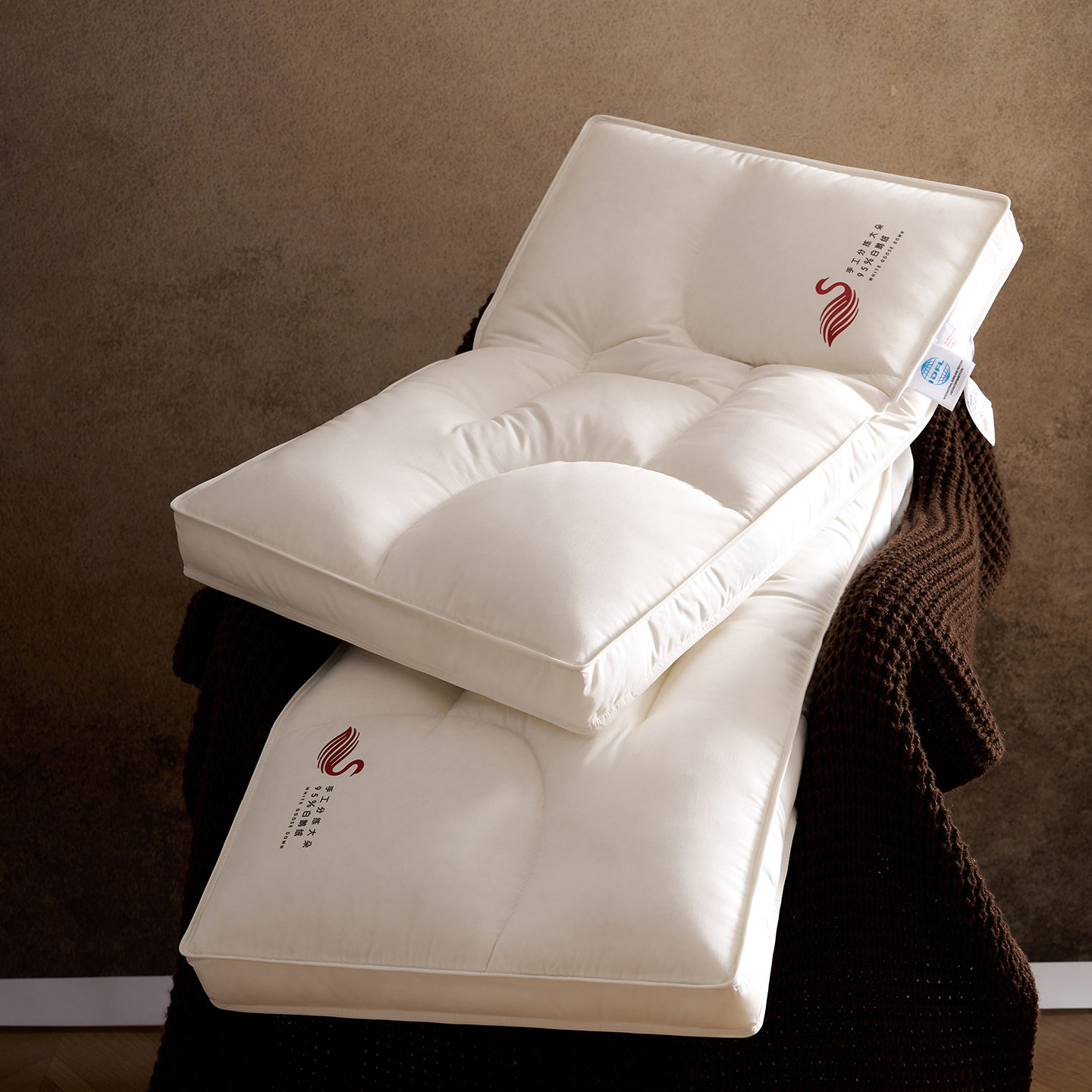 星级酒店95白鹅绒定型护颈枕高端学生宿舍成人家用彭松软枕头枕芯,淘宝优惠券,粉丝福利购,淘宝优惠卷