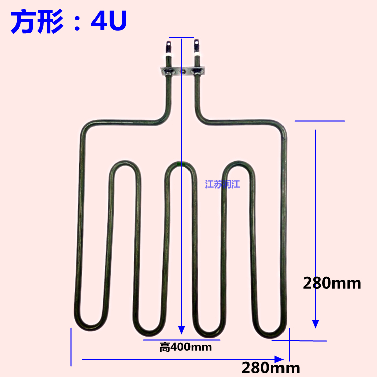 桑拿炉加热管桑拿房电热管干蒸炉发热管方四方五档220V380V2KW3KW - 图1