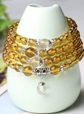 巴西紫水晶手链多圈男