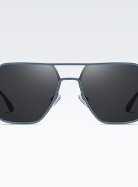 纯钛太阳镜uv400偏光镜复古方形