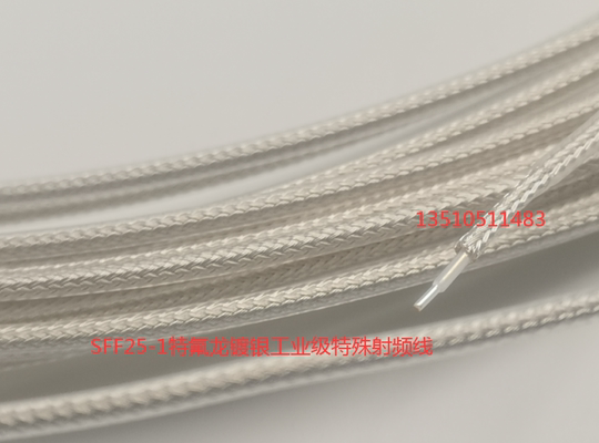 25 ohm SFF25-1 Teflon silver plated RF cable