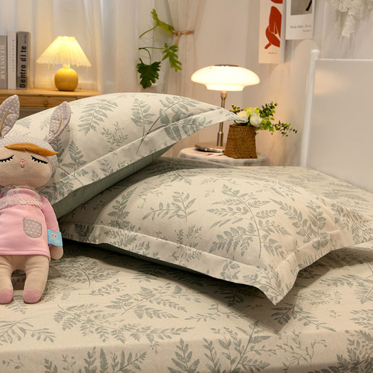 ins全棉枕套48*74一对装纯棉枕头套枕头皮单人学生宿舍枕芯套两只