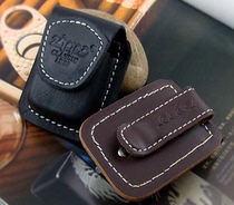 American Original Dress Treasure Zippo Lighter Special Leather Set Inserts Leather Strap Pants Clip Steel CLIP SOFT REAL COW LEATHER