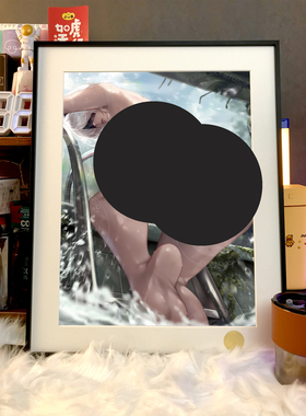 星空《泳池尤尔哈》尤尔哈2B尼尔机械纪元夜刃二号B型次元装饰画
