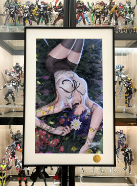 星空花丛蕾塞reze电链锯人蕾篇Chainsaw Man电次玛奇玛帕瓦装饰画