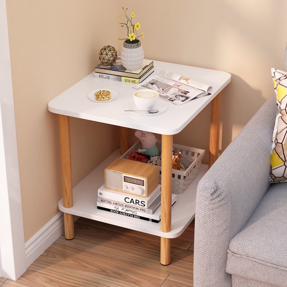 Table small apartment sofa side table living room coffee table