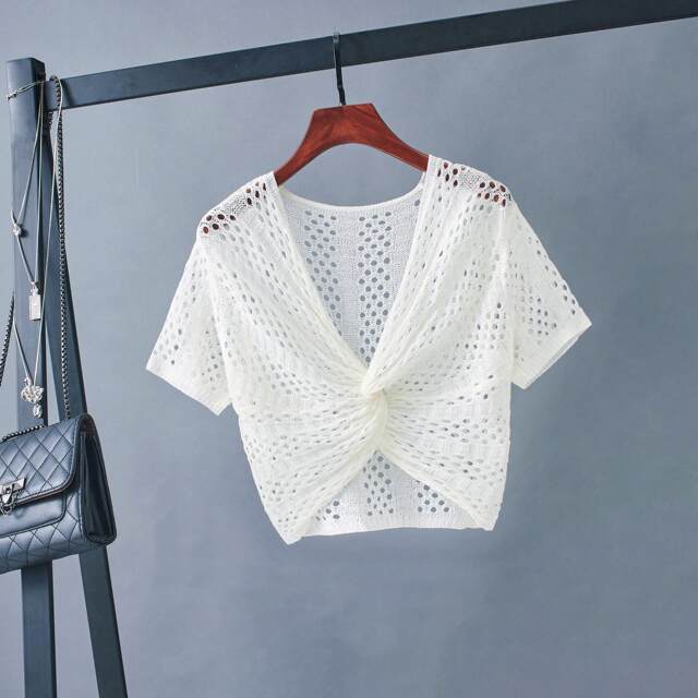 Acetate fiber jumper ກັບ skirt suspender