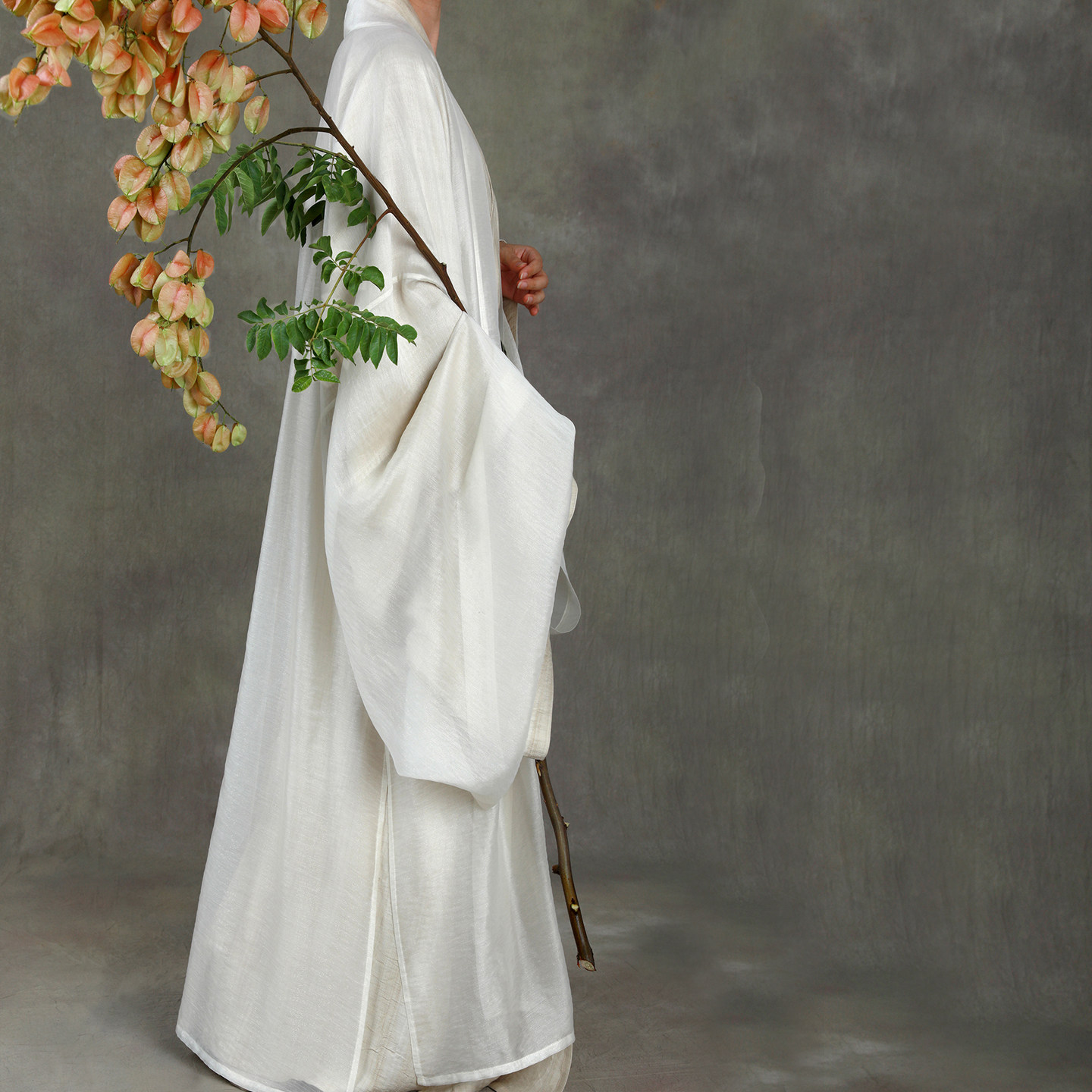 【子后•云山】宋制棉麻布衣风宽袖交领长衫褙子春夏三件套汉服,淘宝优惠券,粉丝福利购,淘宝优惠卷