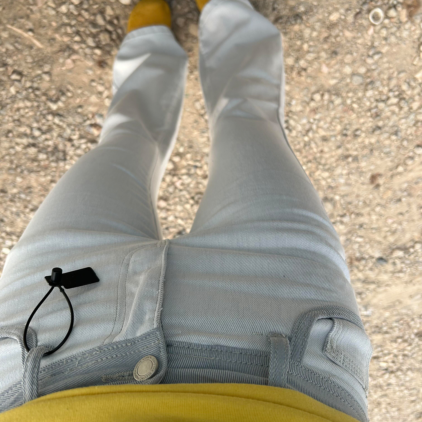 300斤胖mm大码美式复古阔腿微喇牛仔裤女高腰宽松直筒拖地长裤子 - 图3