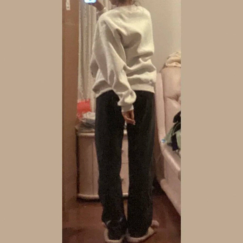 特大码300斤黑色高腰百搭阔腿牛仔裤女遮胯腿粗胖mm宽松直筒裤子2,淘宝优惠券,粉丝福利购,淘宝优惠卷